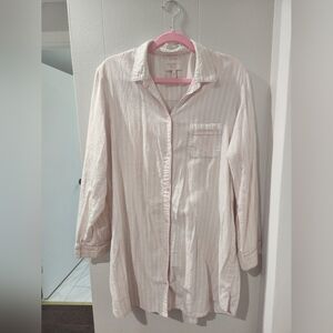 Victoria Secret Shimmer Sleep Shirt L